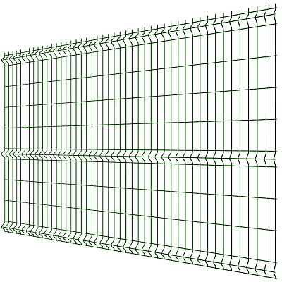 Панель MEDIUM 1,73х3,00м RAL6005 Зеленый Мох сварная 3Д сетка гиттер