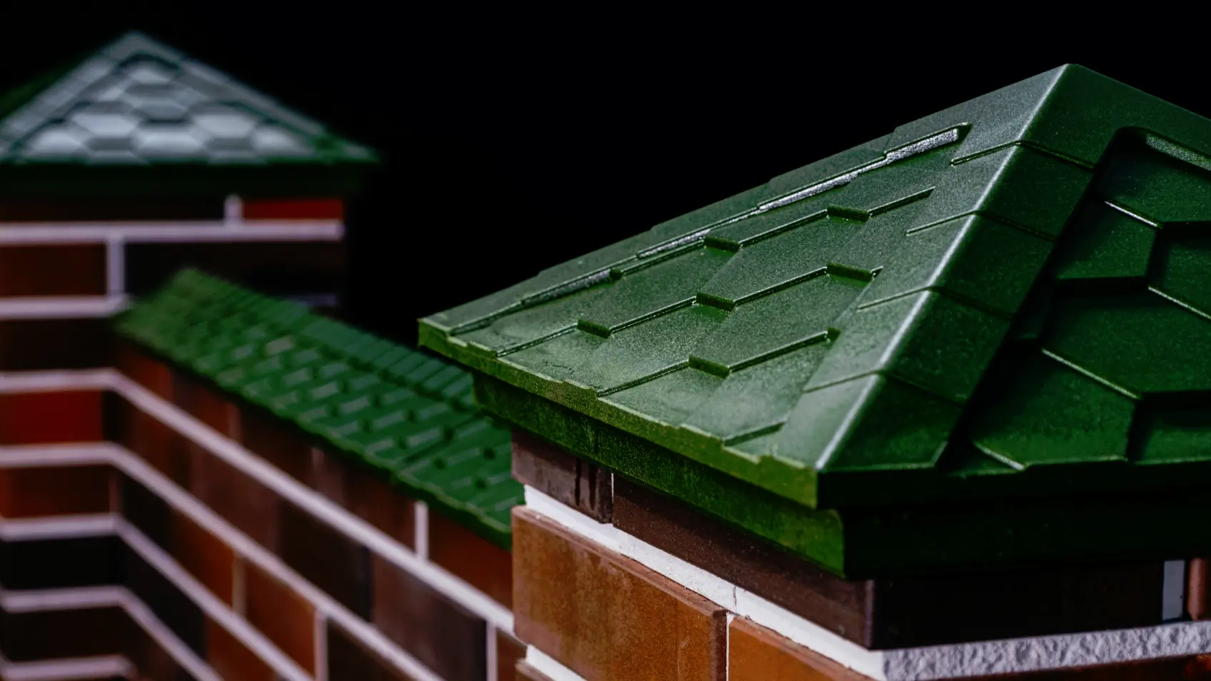 Фото 1 Колпаки и парапеты Эверест Зеленые