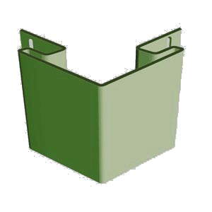 Наружный угол FineBer Салатовый 3,05м. (уп. 5 шт) фото Центр Металлокровли