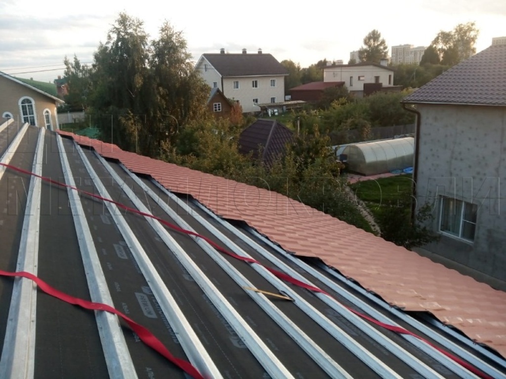 Металлочерепица Геркулес 8004 терракотовый Стальной Бархат от Центра Металлокровли в Красноярске