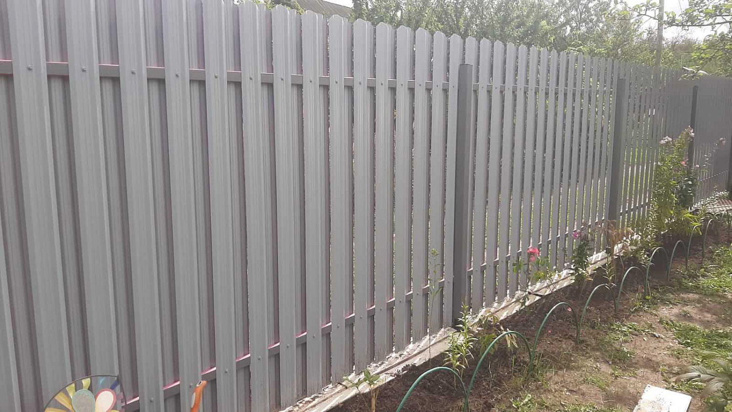 Евроштакетник ЭКО-М 43м RAL4005 Сиреневый, RAL4006 Пурпурный Полиэстер