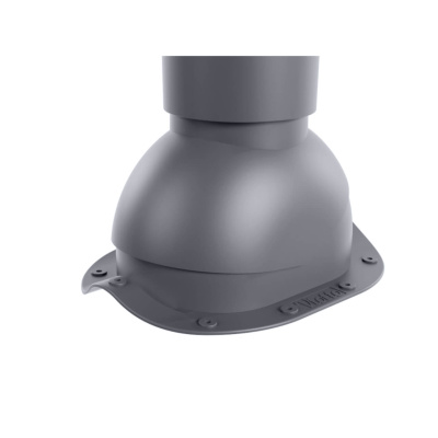 Труба вентиляционная VIOTTO d150мм h650мм для металлочерепицы RAL7024 серый графит утепленная основание