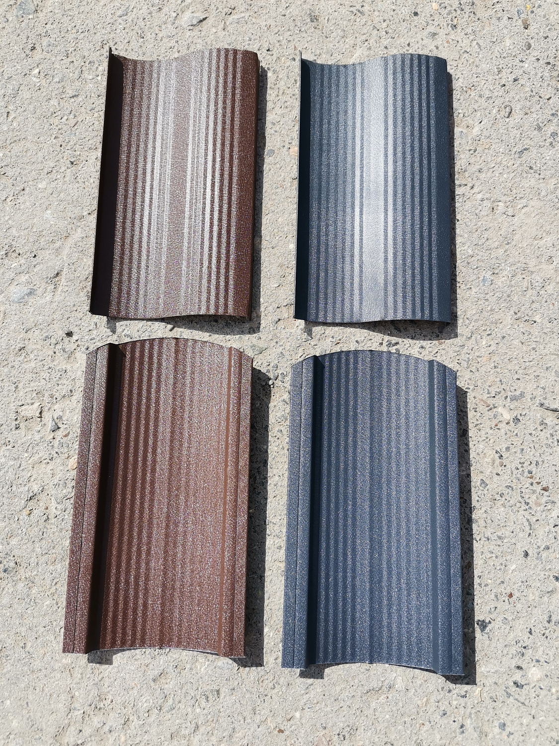 Металлопрофиль двусторонний под Стальной Бархат в Красноярске