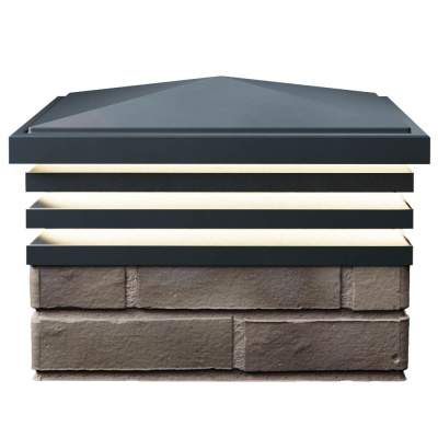 Колпак Бона на 1.5 кирпича Серый с подсветкой 1